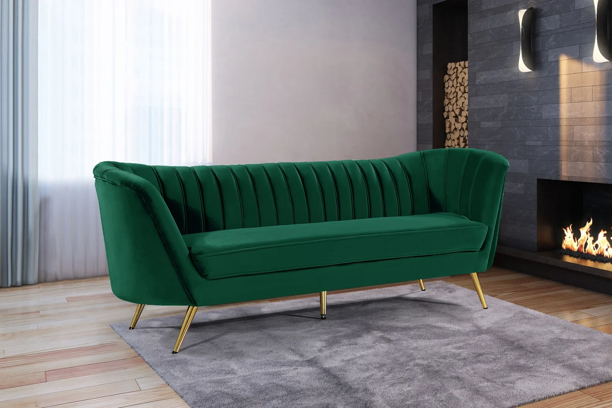 Margo - Sofa - Green - View 2