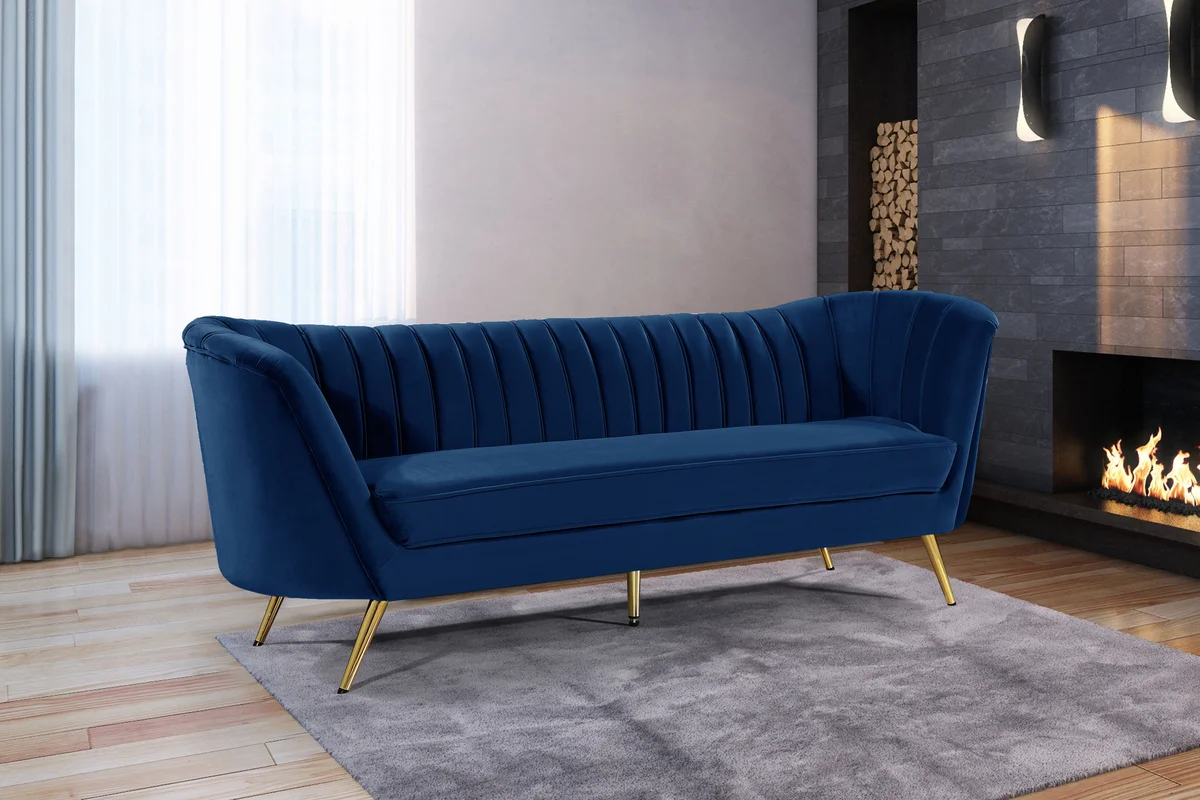 Margo - Sofa - Navy - View 2
