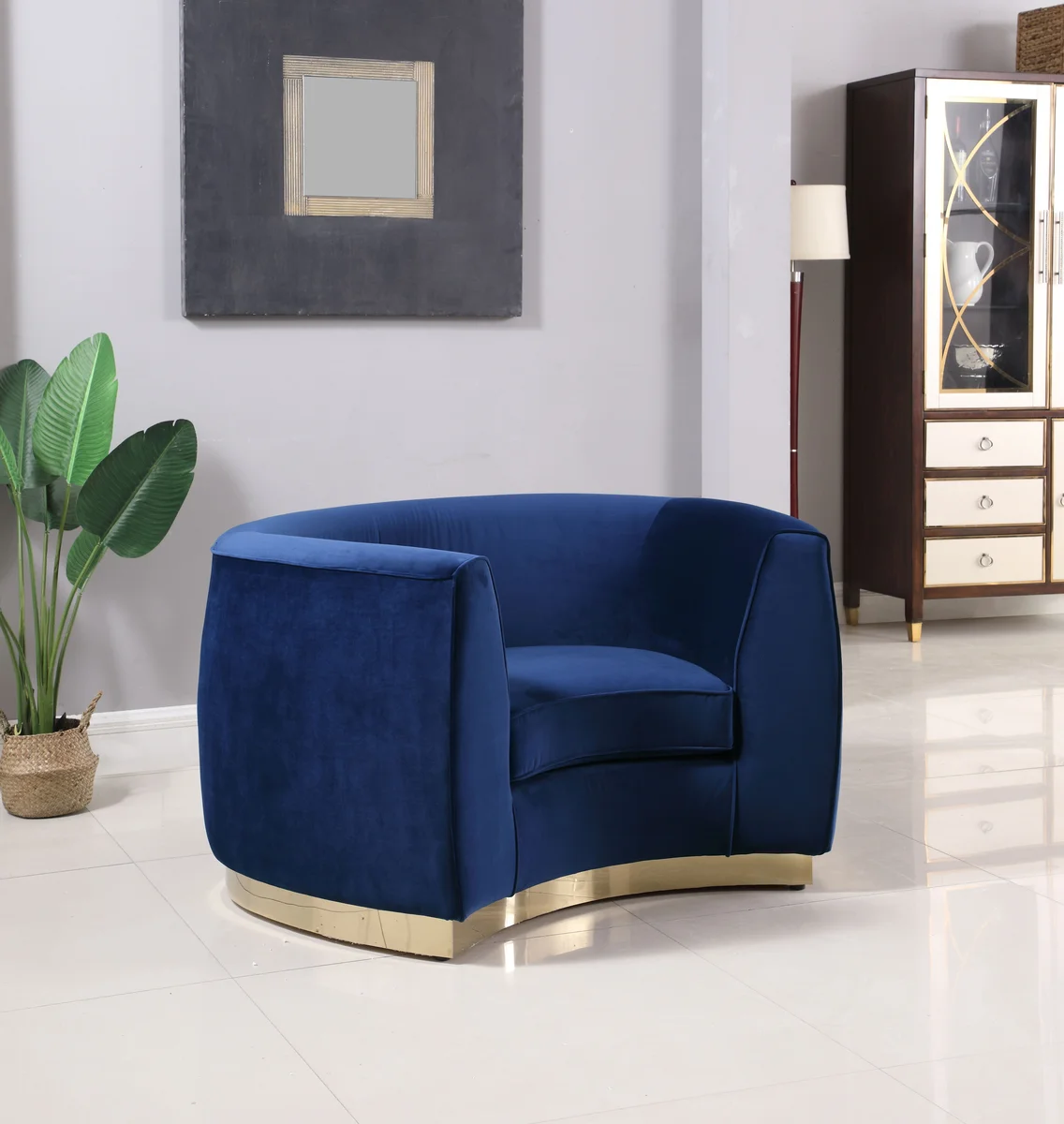 Julian - Chair - Navy - View 2