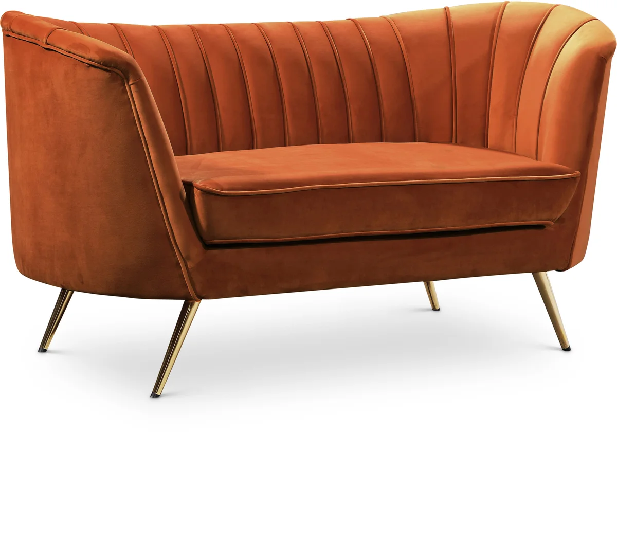Margo - Loveseat - Cognac