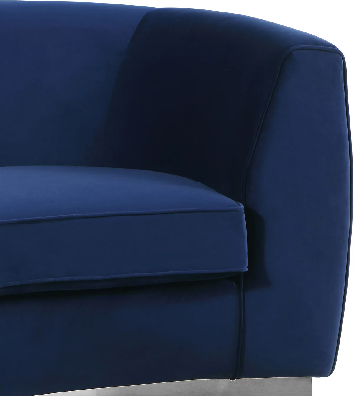 Julian - Loveseat - Navy - Fabric.