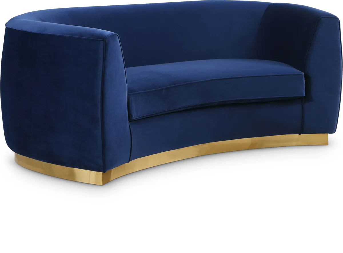 Julian - Loveseat - Navy