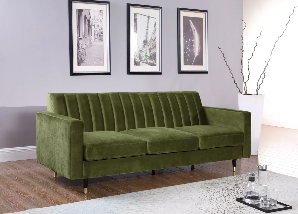 Lola - Sofa - Olive - View 2