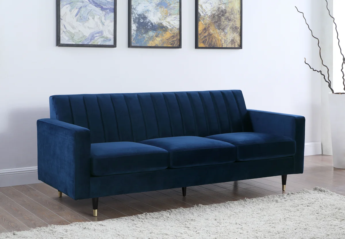 Lola - Sofa - Navy - View 2