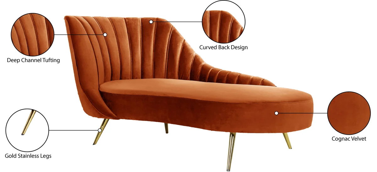 Margo - Chaise - Cognac