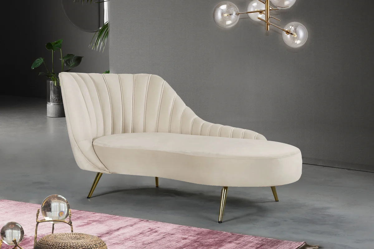 Margo - Chaise - Cream - View 2