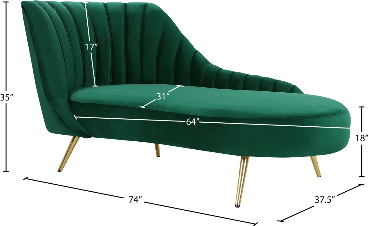 Margo - Chaise - Green