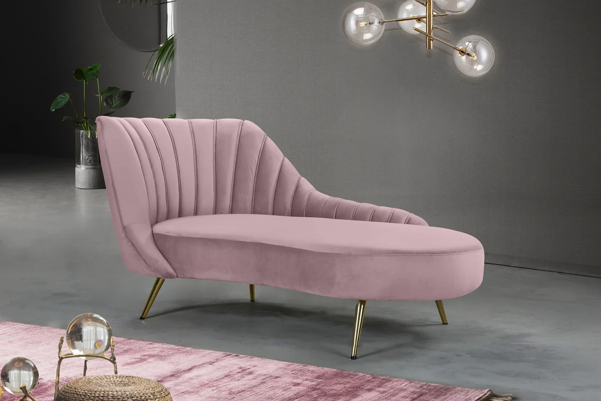 Margo - Chaise - Pink - View 2