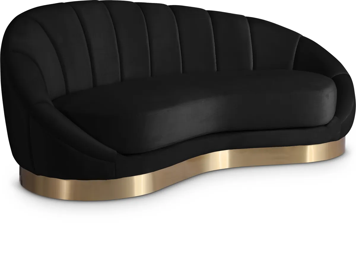 Shelly - Chaise - Black