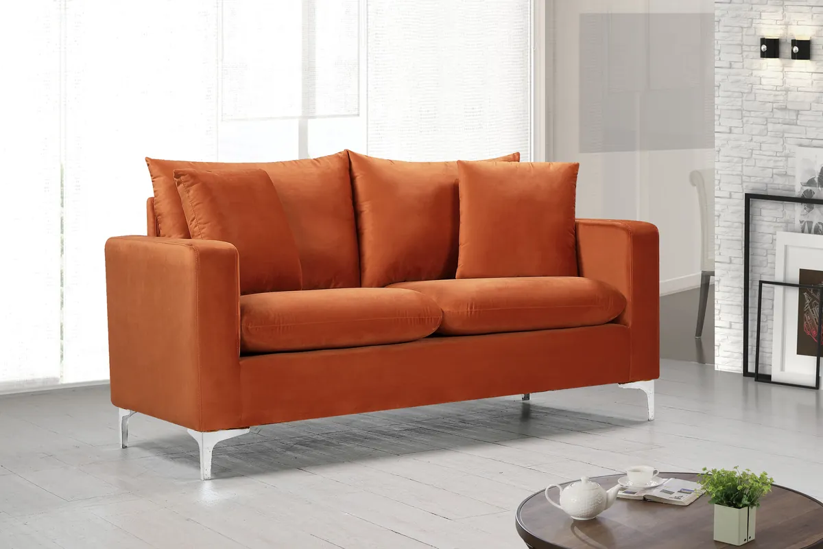 Naomi - Loveseat - Cognac