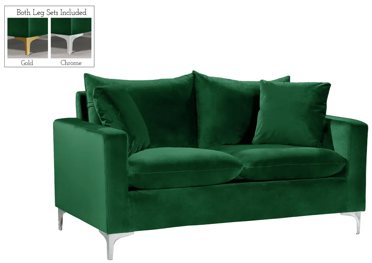 Naomi - Loveseat - Green - View 2