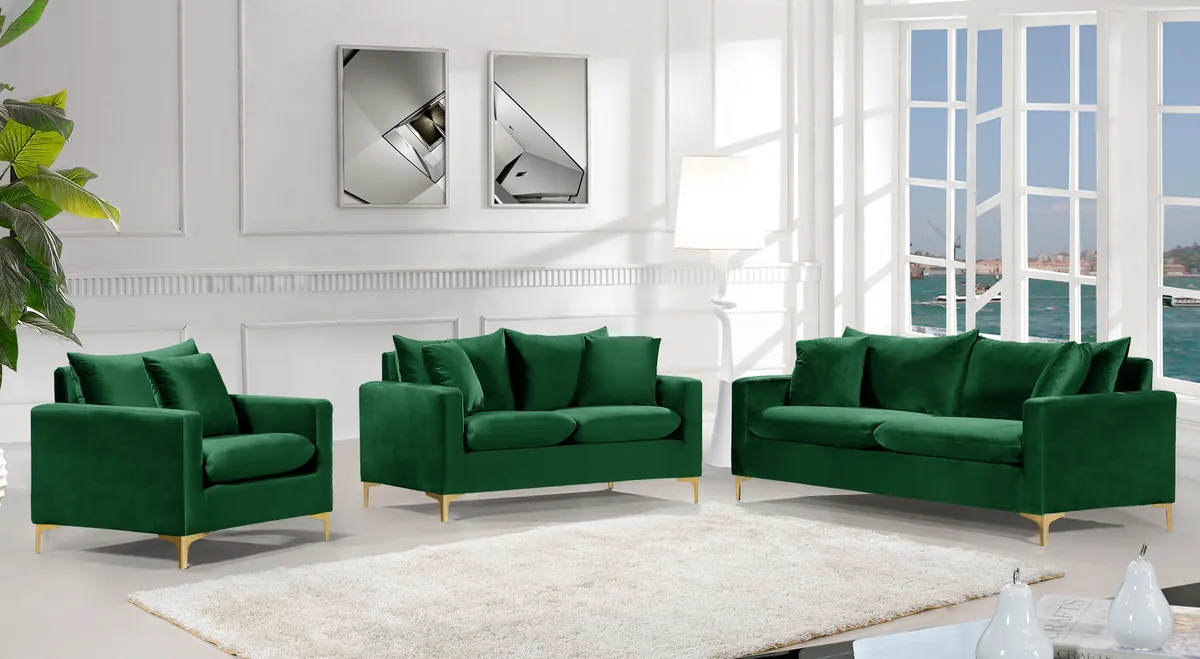 Naomi - Loveseat - Green