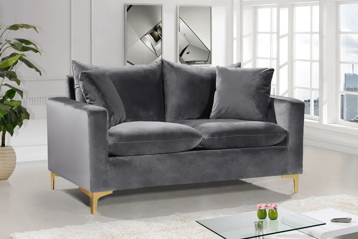 Naomi - Loveseat - Gray