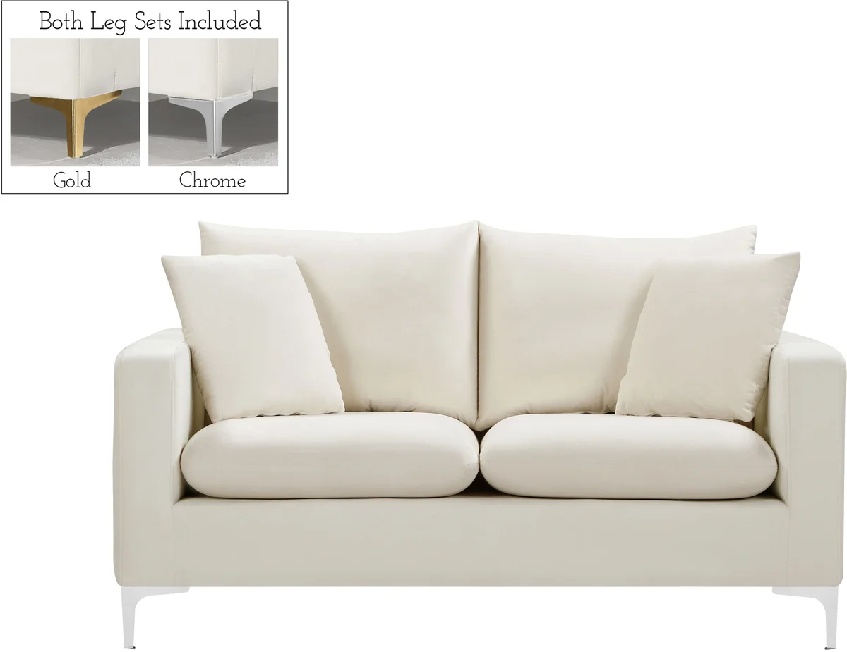 Naomi - Loveseat - Cream