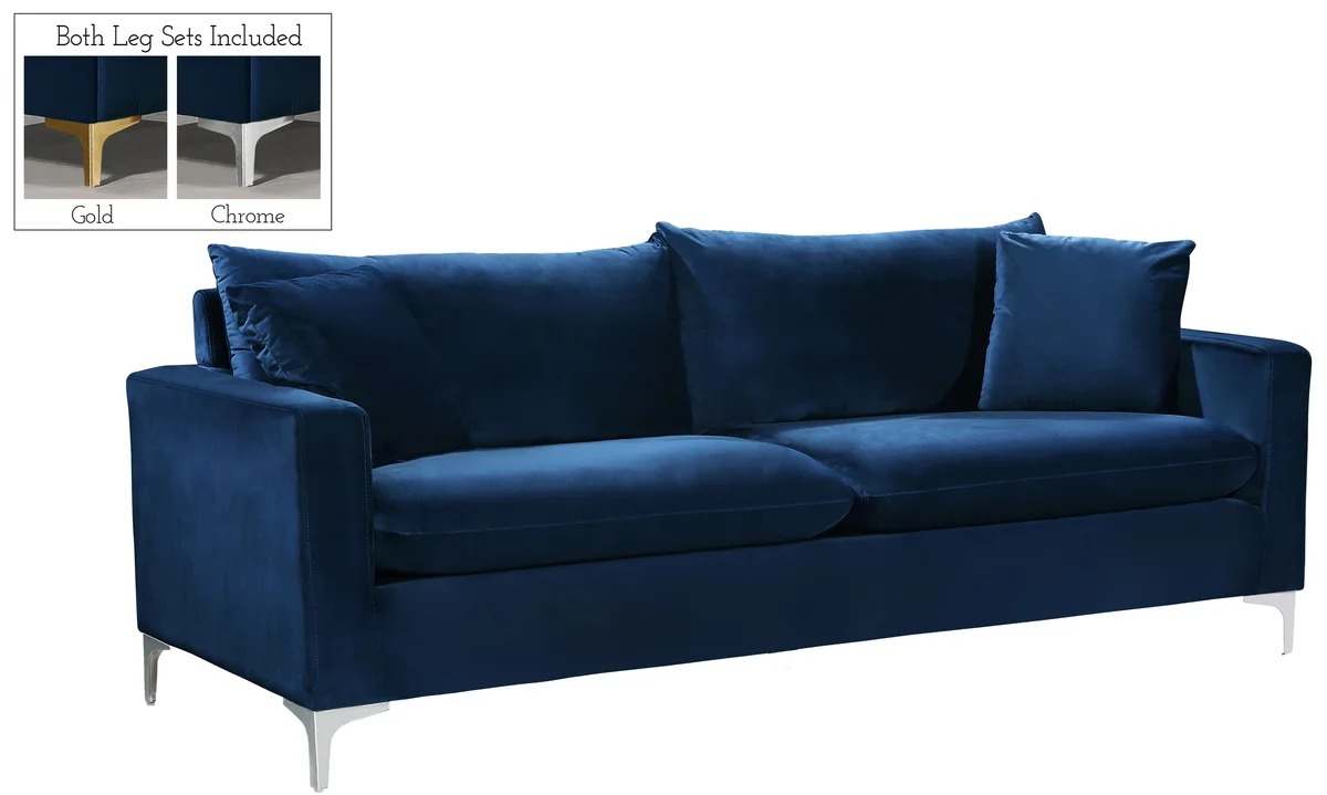 Naomi - Sofa - Navy - View 2