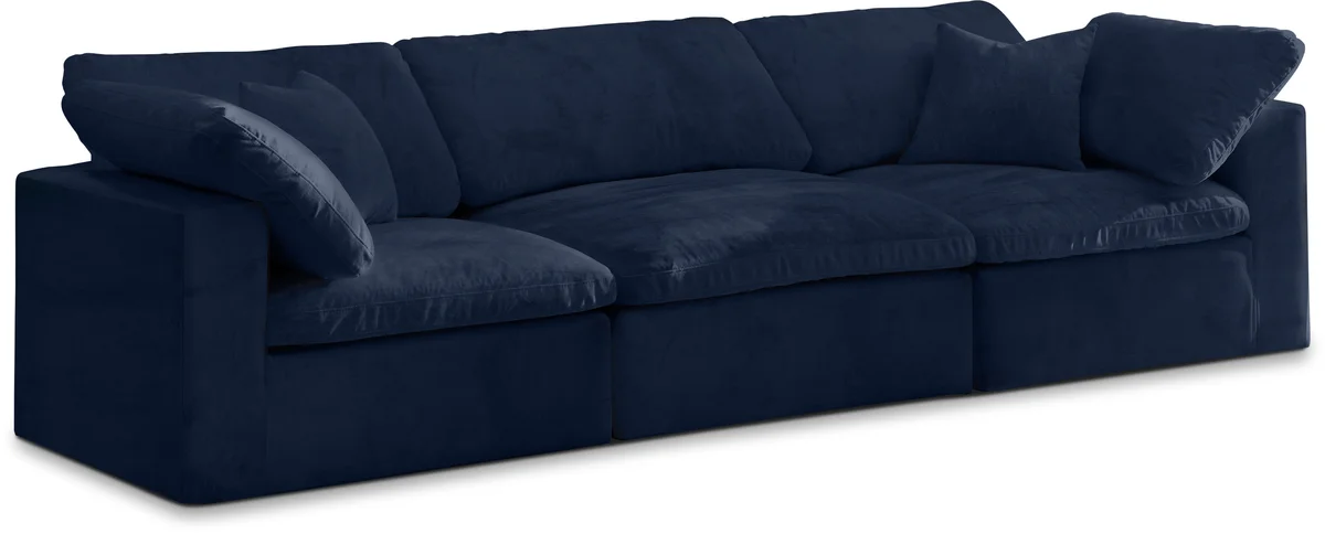 Cozy - 3 Seat Modular Sofa - Navy