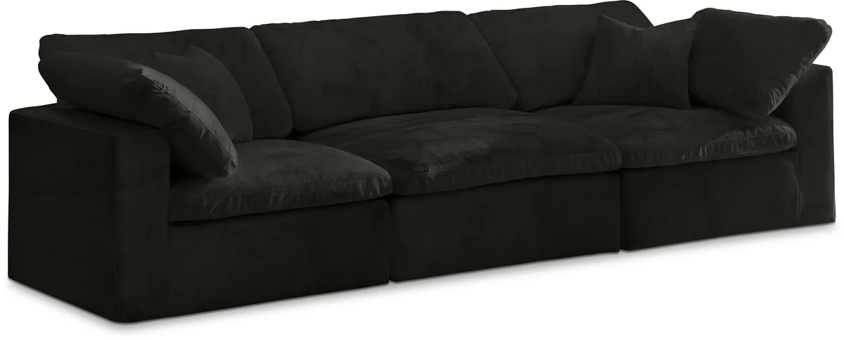 Cozy - 3 Seat Modular Sofa - Black