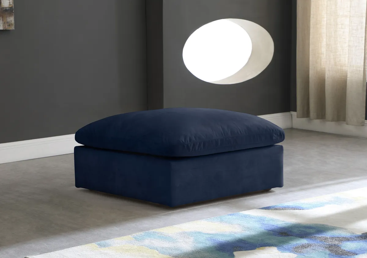 Cozy - Ottoman - Navy - View 2