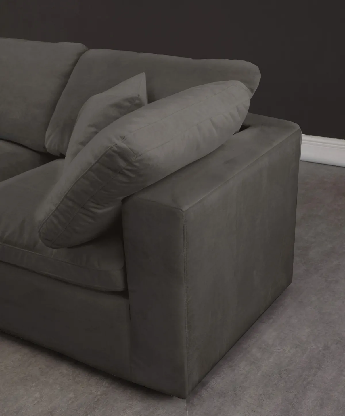 Cozy - Modular 4 Seat Sofa - Gray