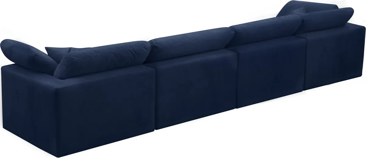 Cozy - Modular 4 Seat Sofa - Navy