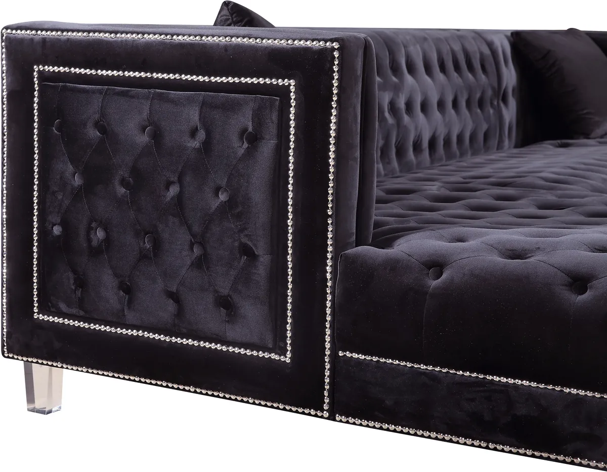 Moda - 3 Piece Sectional - Black
