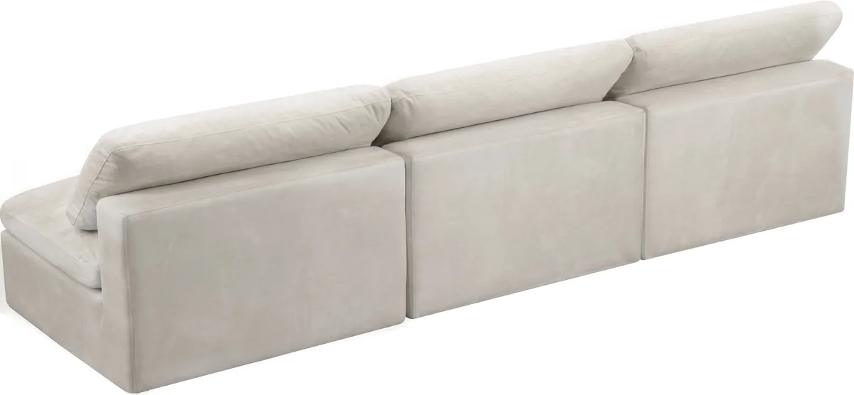 Cozy - Modular 3 Seat Armless Sofa - Beige