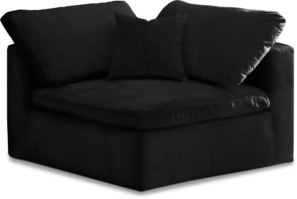 Cozy - Corner Chair - Black