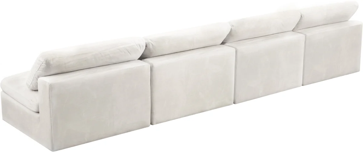 Cozy - Modular 4 Seat Armless Sofa - Beige