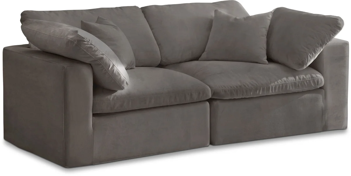 Cozy - Modular 2 Seat Sofa - Gray