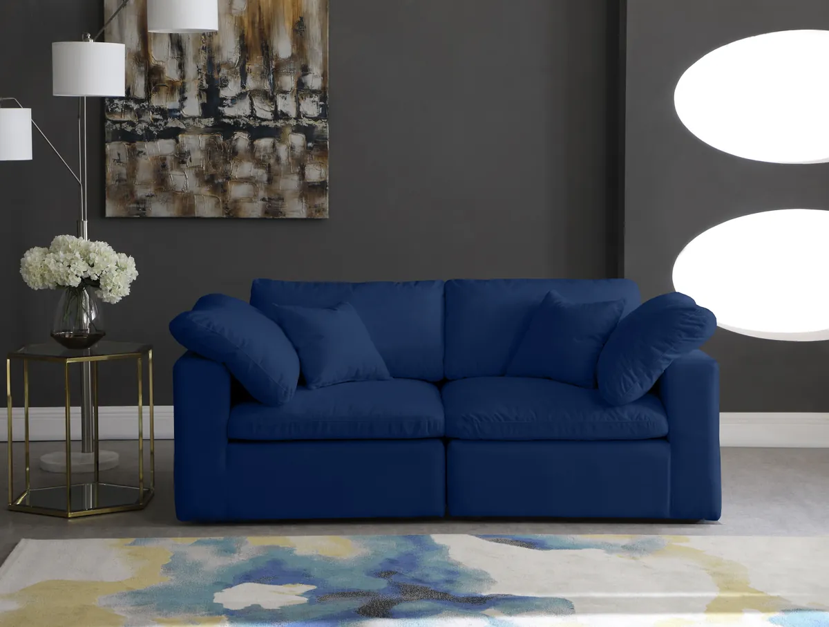 Cozy - Modular 2 Seat Sofa - Navy