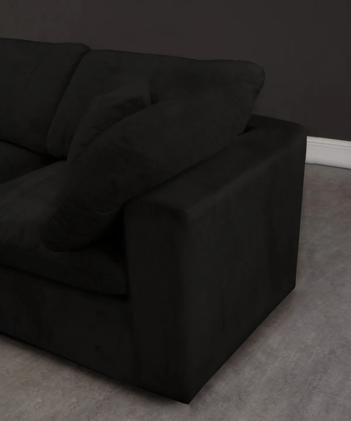Cozy - Modular 2 Seat Sofa - Black