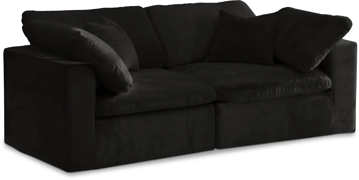 Cozy - Modular 2 Seat Sofa - Black