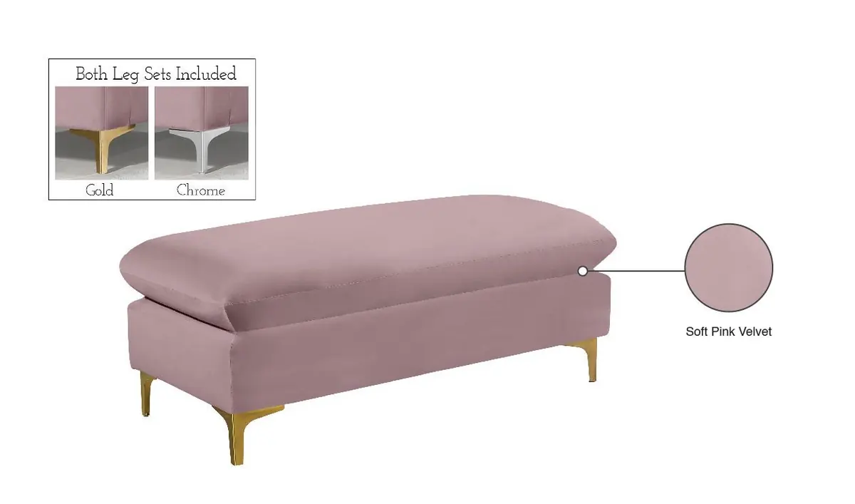 Naomi - Ottoman - Pink