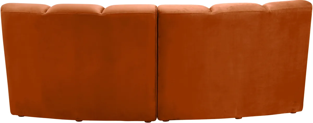Infinity - 2 Piece Modular Sectional - Cognac