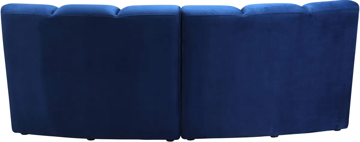 Infinity - 2 Piece Modular Sectional - Navy