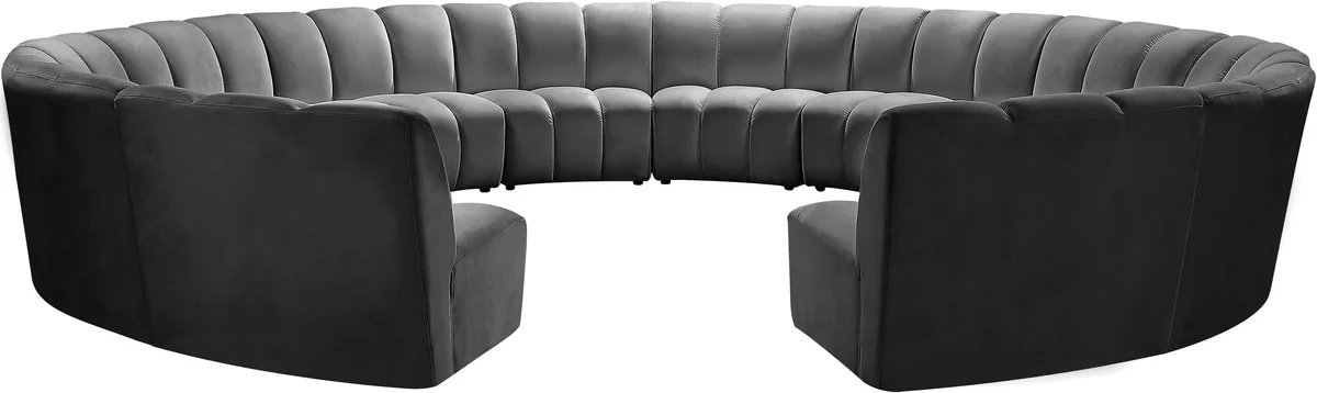 Infinity - 12 Piece Modular Sectional - Gray