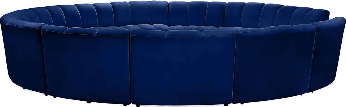 Infinity - 12 Piece Modular Sectional - Navy