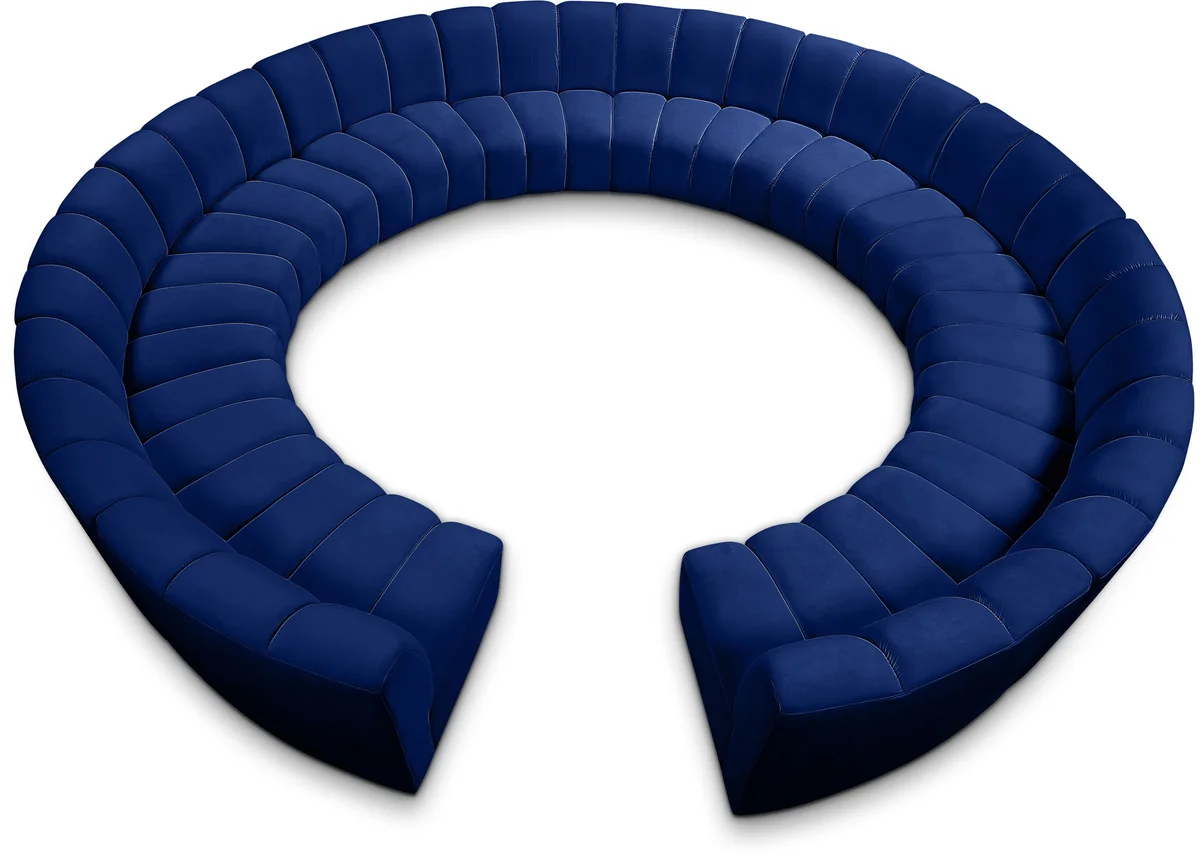 Infinity - 12 Piece Modular Sectional - Navy