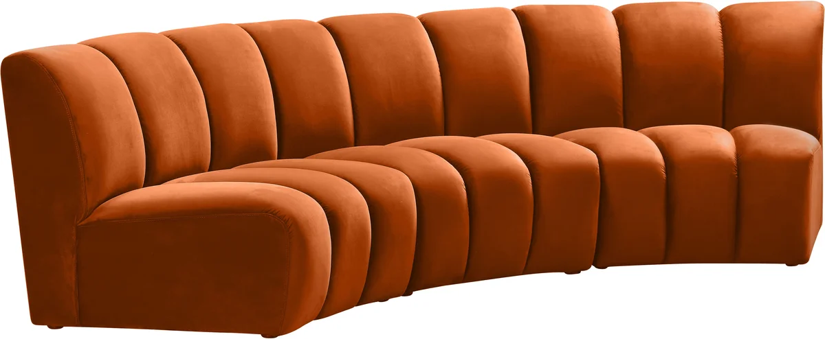Infinity - 3 Piece Modular Sectional - Cognac