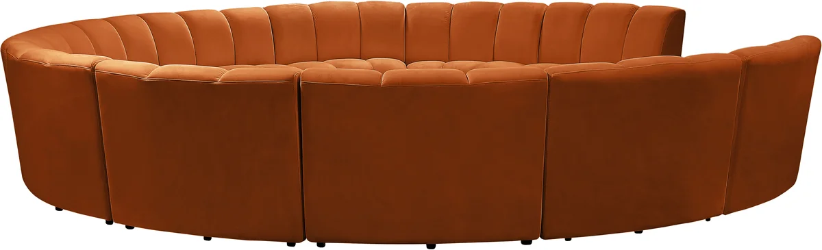 Infinity - 11 Piece Modular Sectional - Cognac