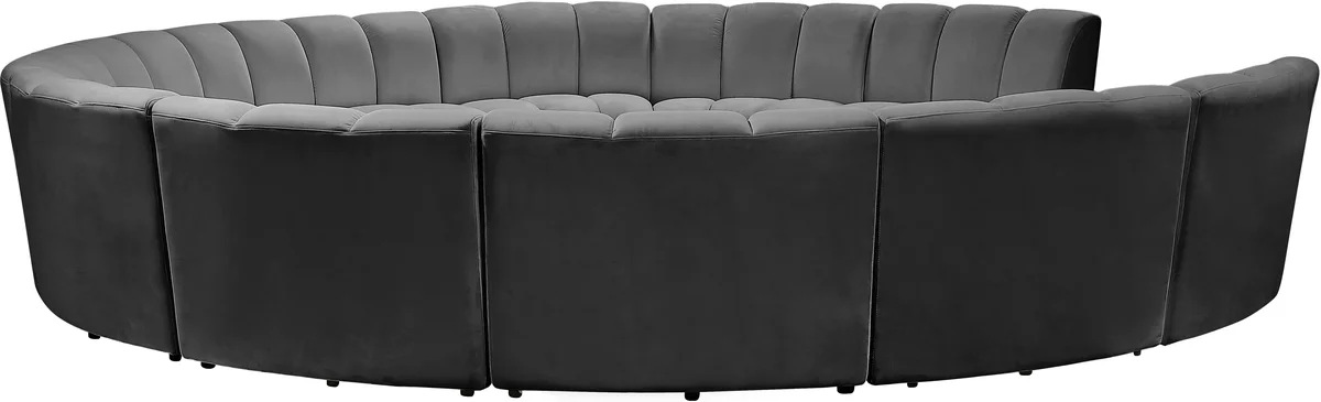 Infinity - 11 Piece Modular Sectional - Gray