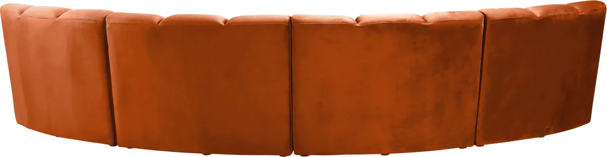 Infinity - 4 Piece Modular Sectional - Cognac