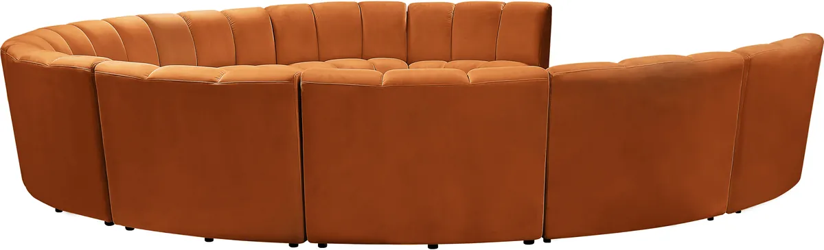 Infinity - 10 Piece Modular Sectional - Cognac