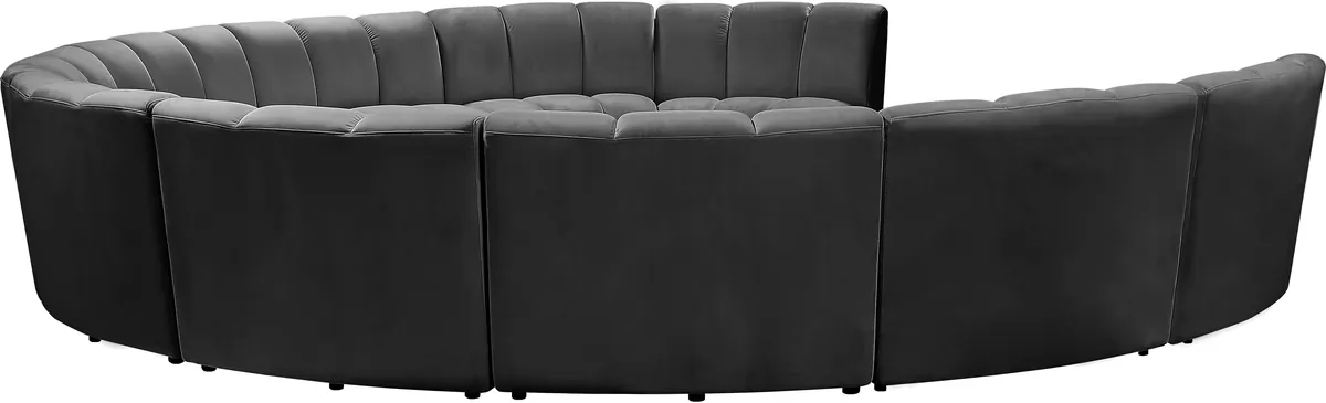 Infinity - 10 Piece Modular Sectional - Gray