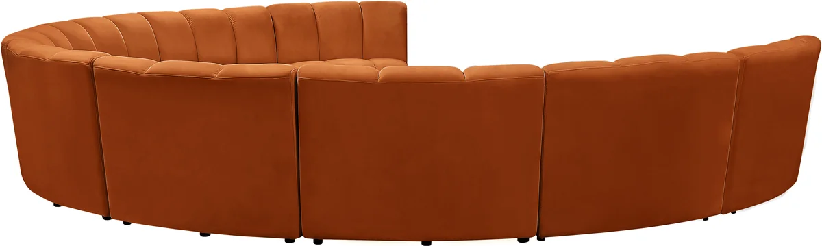 Infinity - 9 Piece Modular Sectional - Cognac