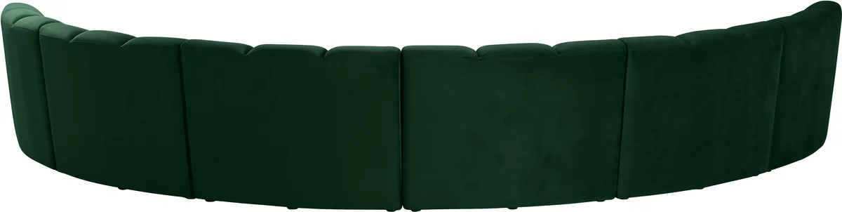 Infinity - 6 Piece Modular Sectional - Fabric - Green