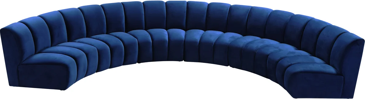 Infinity - 6 Piece Modular Sectional - Navy