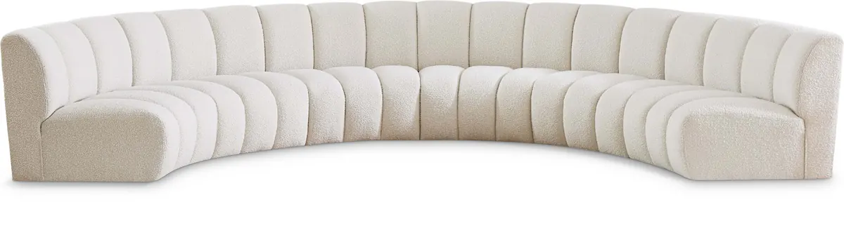 Infinity - 6 Piece Modular Sectional - Cream