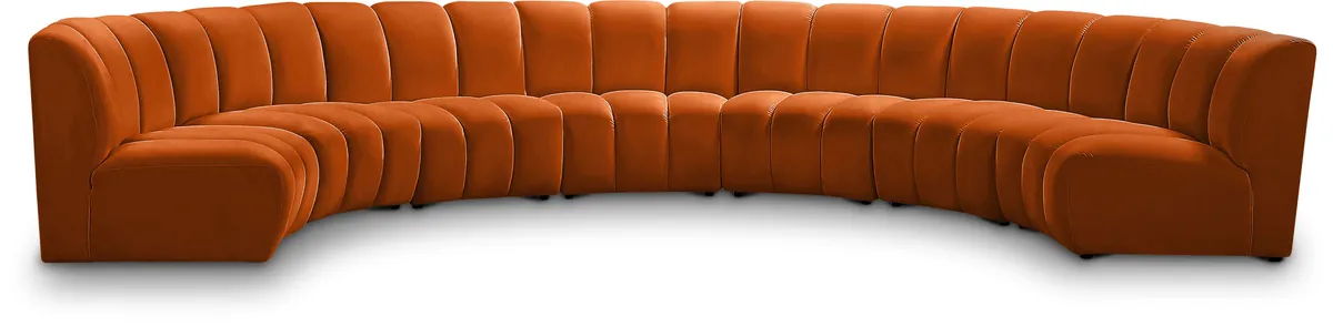 Infinity - 7 Piece Modular Sectional - Cognac