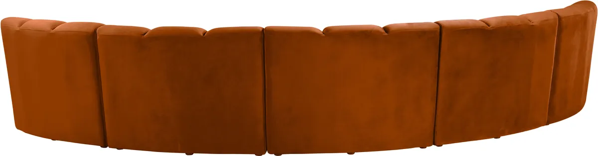 Infinity - 5 Piece Modular Sectional - Cognac